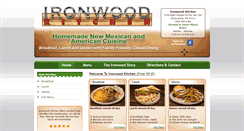 Desktop Screenshot of ironwoodkitchen.com